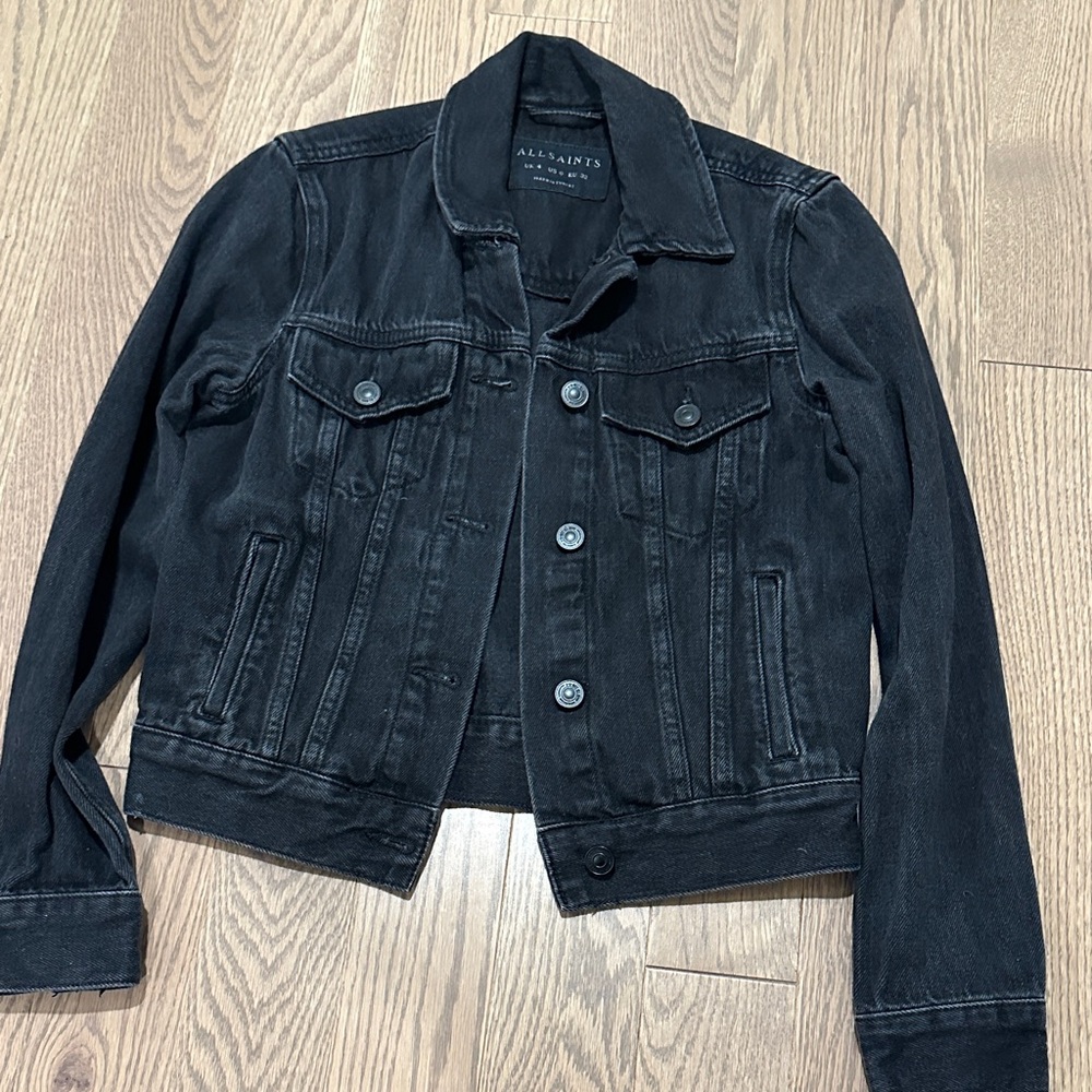 All Saints black Denim Jacket